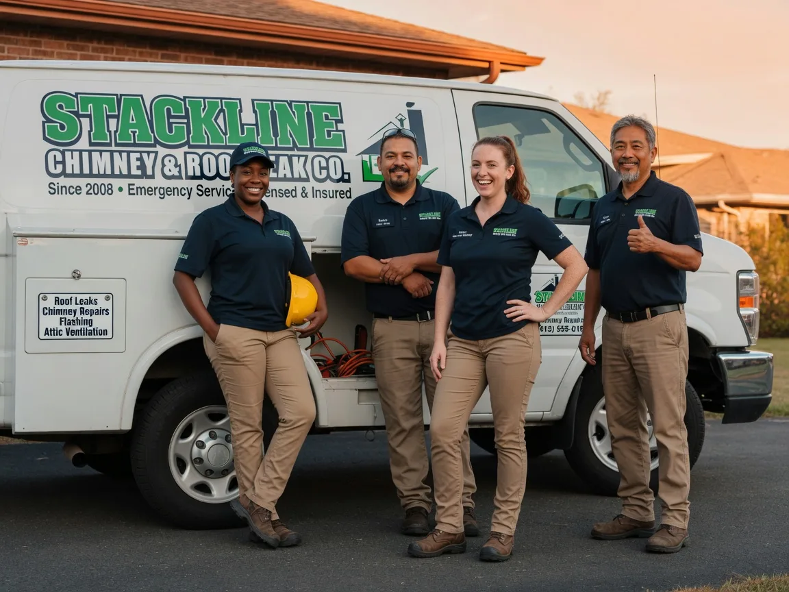 Chimney flashing repair company in Marina, CA